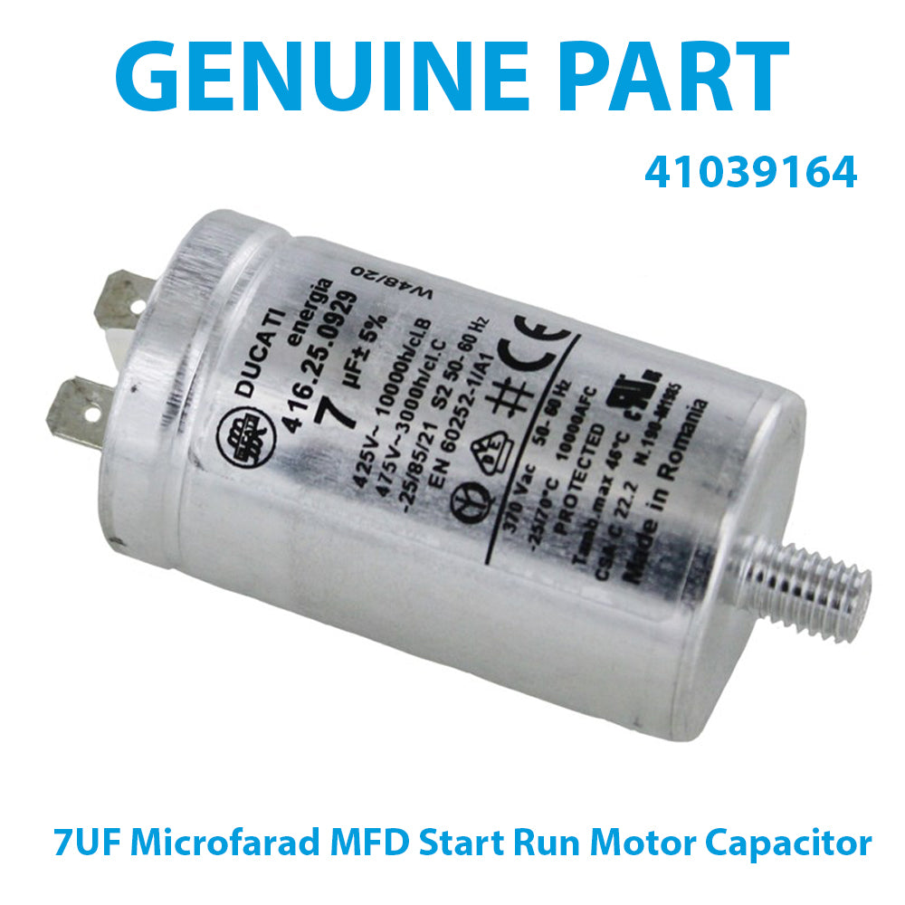 Candy Hoover 7UF Microfarad MFD Start Run Motor Capacitor 41039164