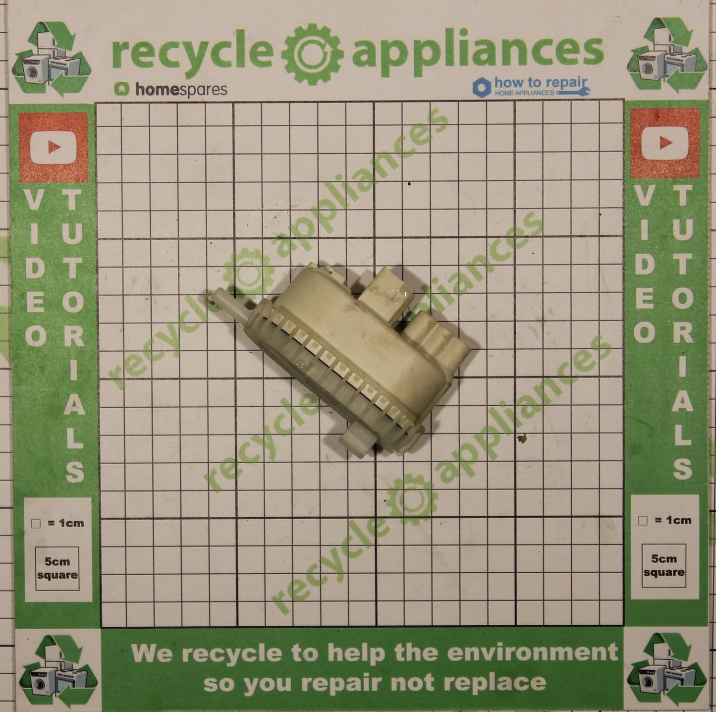 Whirlpool Washing Machine Pressure Switch 481227128441