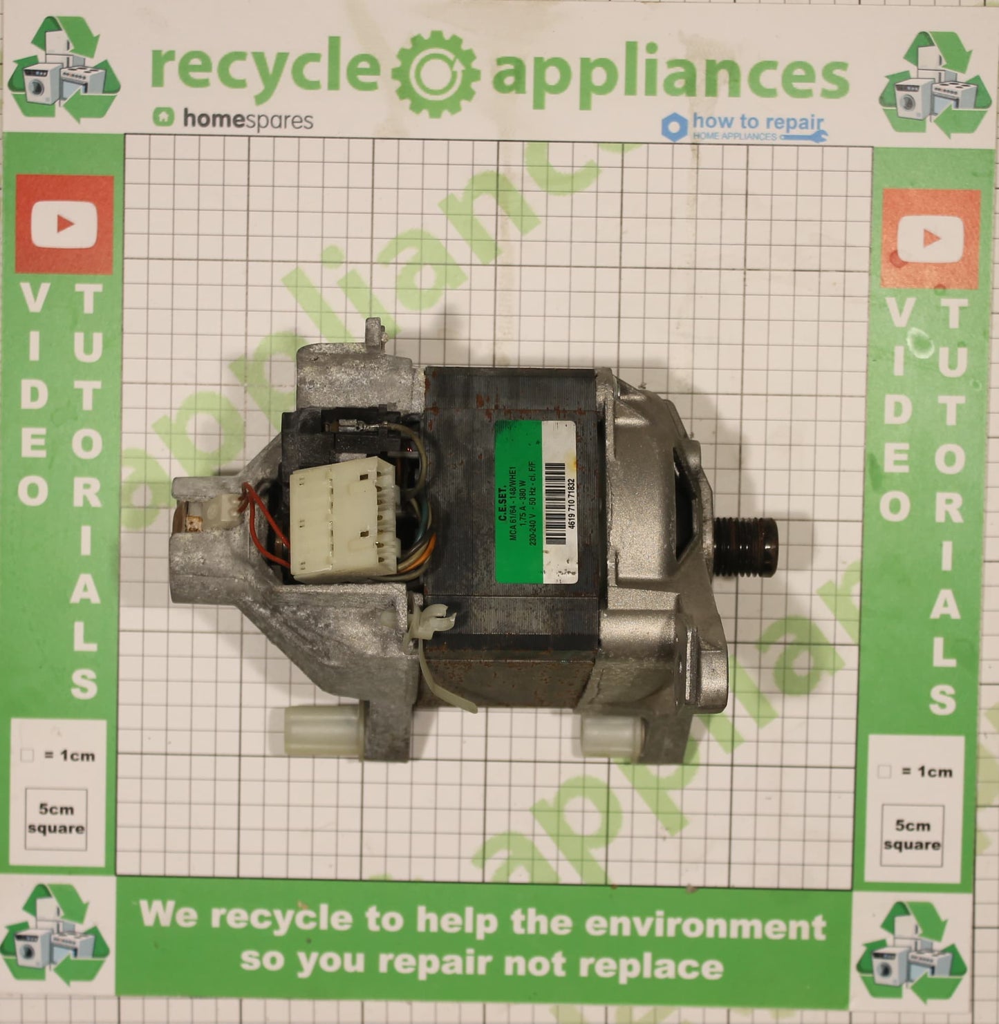 Whirlpool Washing Machine Motor 481236158377 C00311341