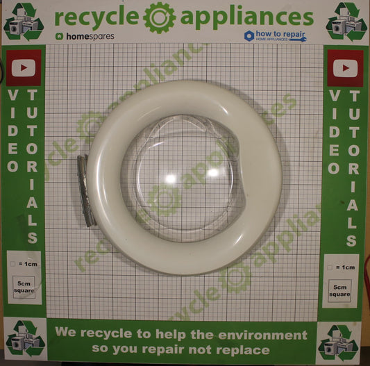 Whirlpool Washing Machine Door Outer Frame 481244010817 with glass & hinge