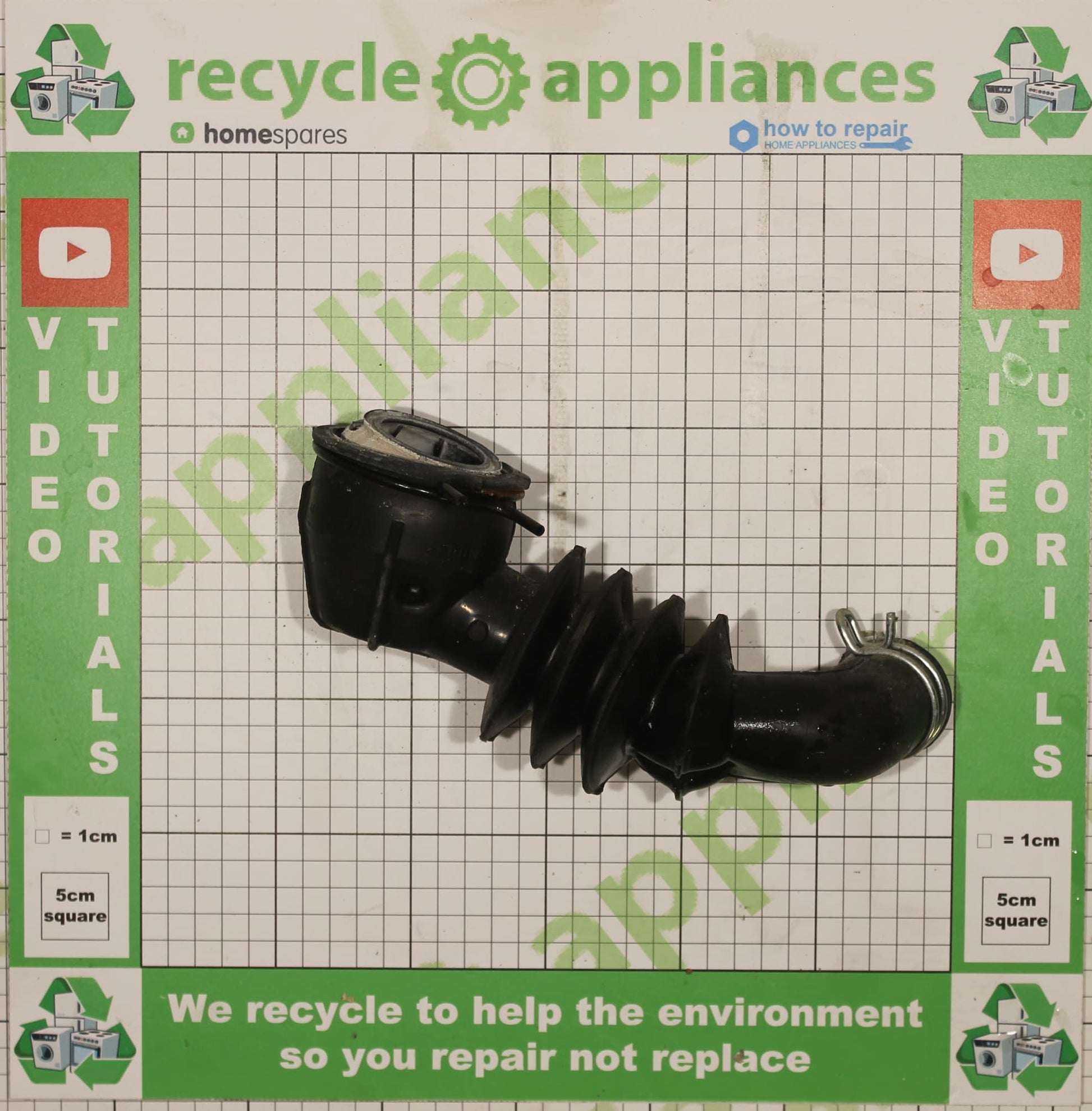 Whirlpool Washing Machine Drum Sump Hose 481253028826