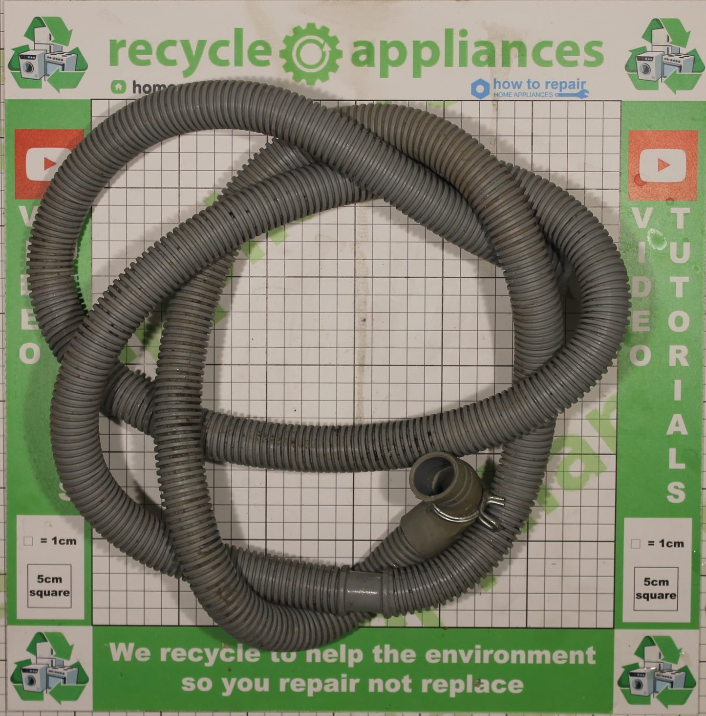 Washing Machine Drain Hose 19mm End 481953028847