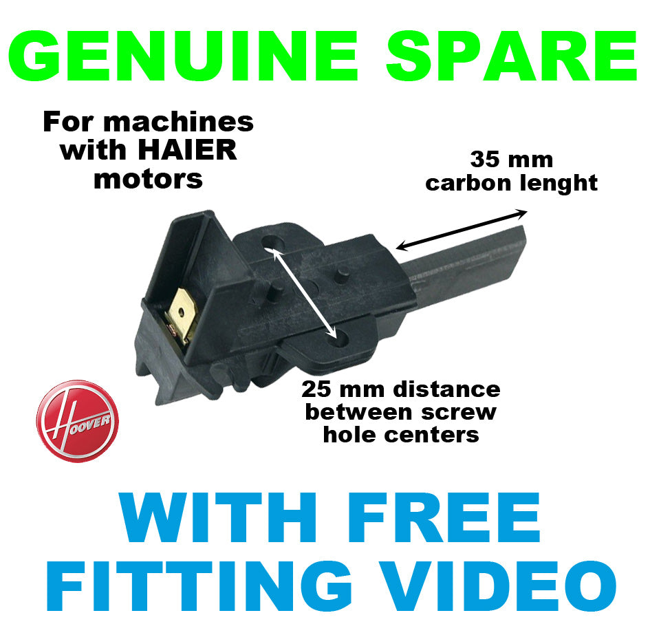 Candy Hoover Washing Machine Carbon Brushes 49028928