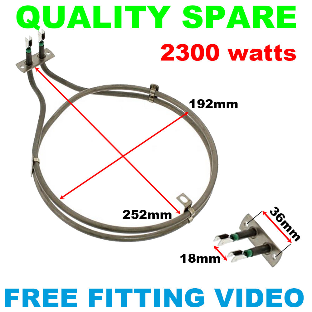 Bosch Neff Siemens Cooker Fan Oven Element 2300W 20.40669.010