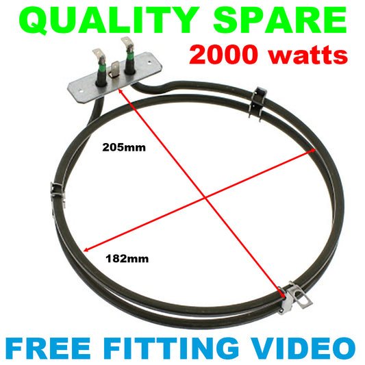 Candy Proline Cooker Fan Oven Element 2000W