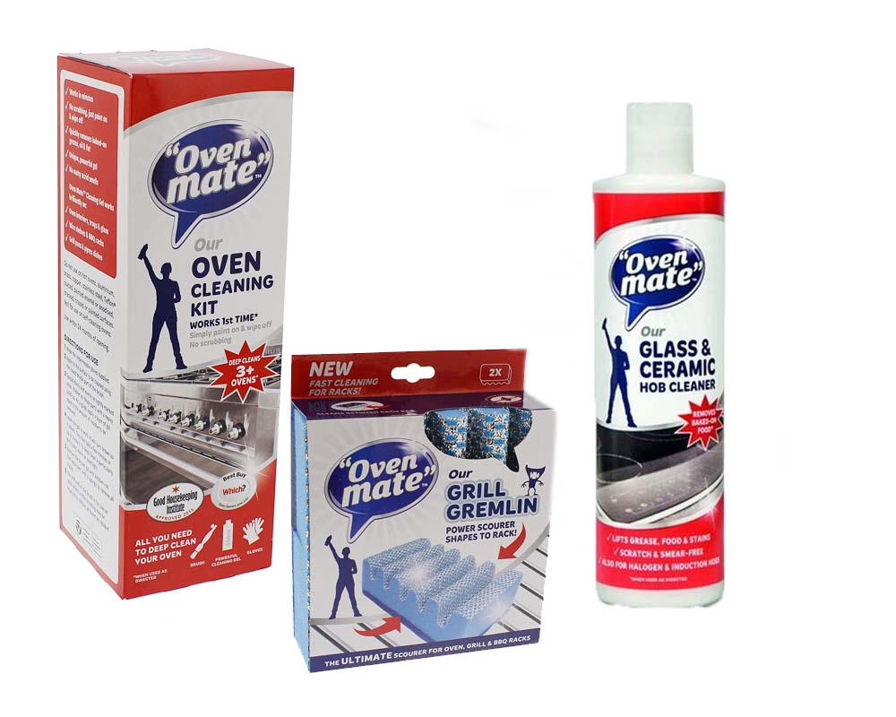 Oven Mate Cleaning Gel 500ml & Cleaning Kit