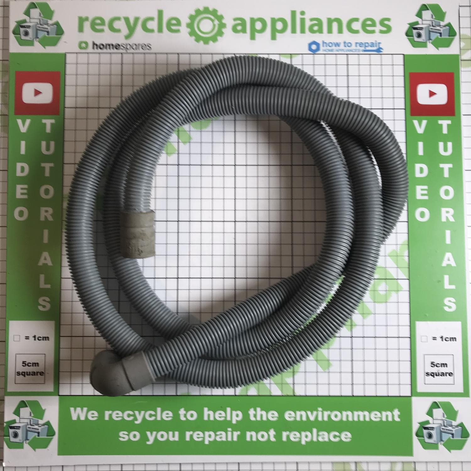 Washing Machine Hoover / Candy / Haier 2.3mtr. Drain Hose 92693373