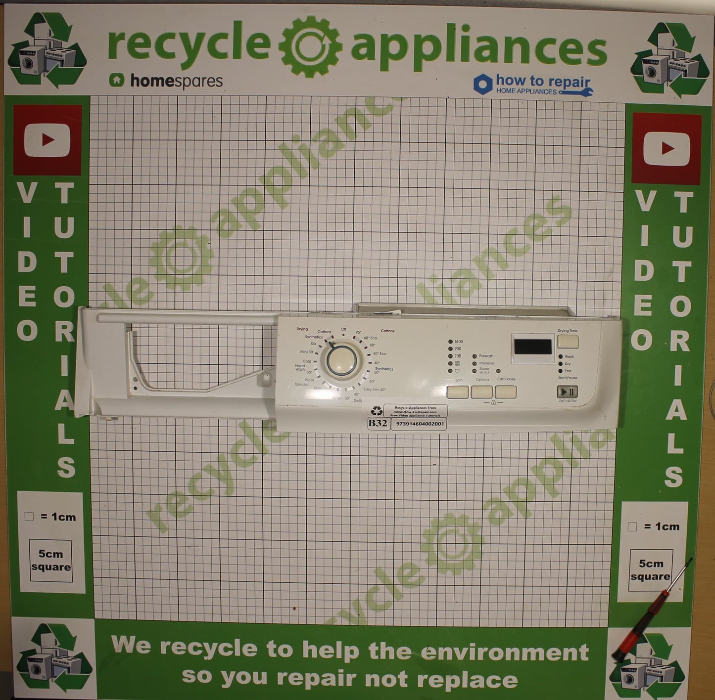 Washing Machine PCB Module 973914604002001
