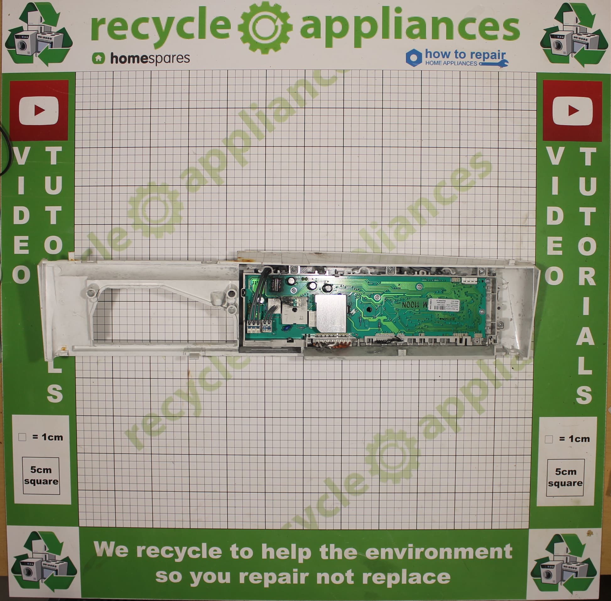Zanussi ZWN6120L Program PCB Printed Circuit Board With Facial Panel 973914904713018