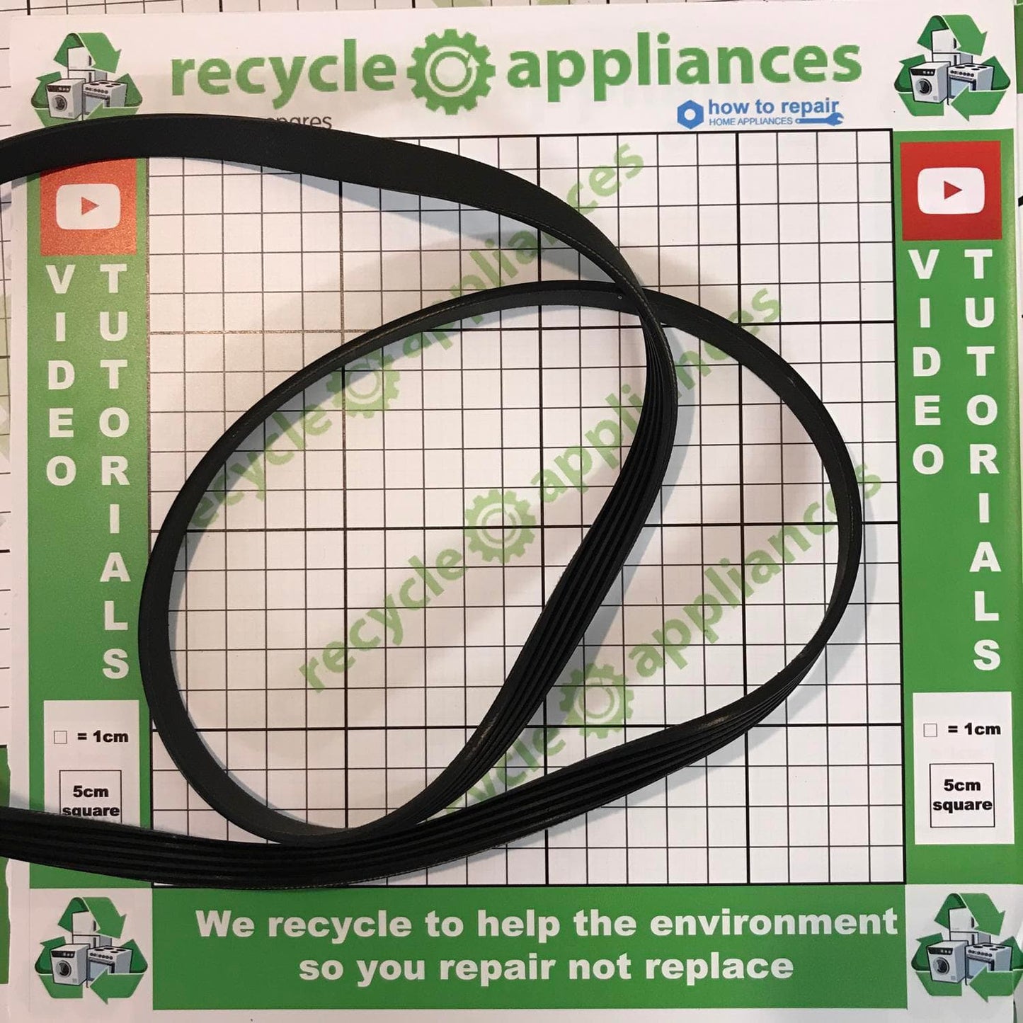 1155J5EPJ Washing Machine Drive Belt AWS04127SRB0-0B0