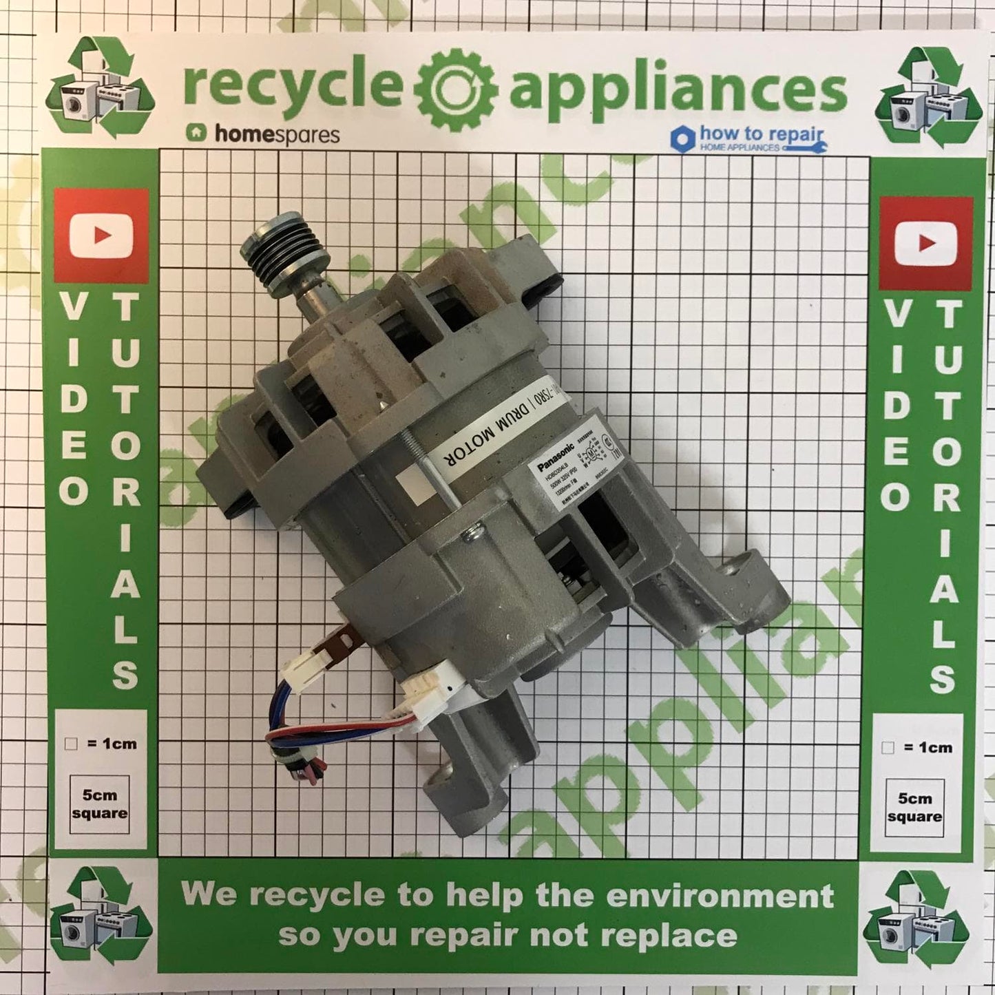 Washing Machine Motor HDBD204LB 500W 325V IP00 13200r/min