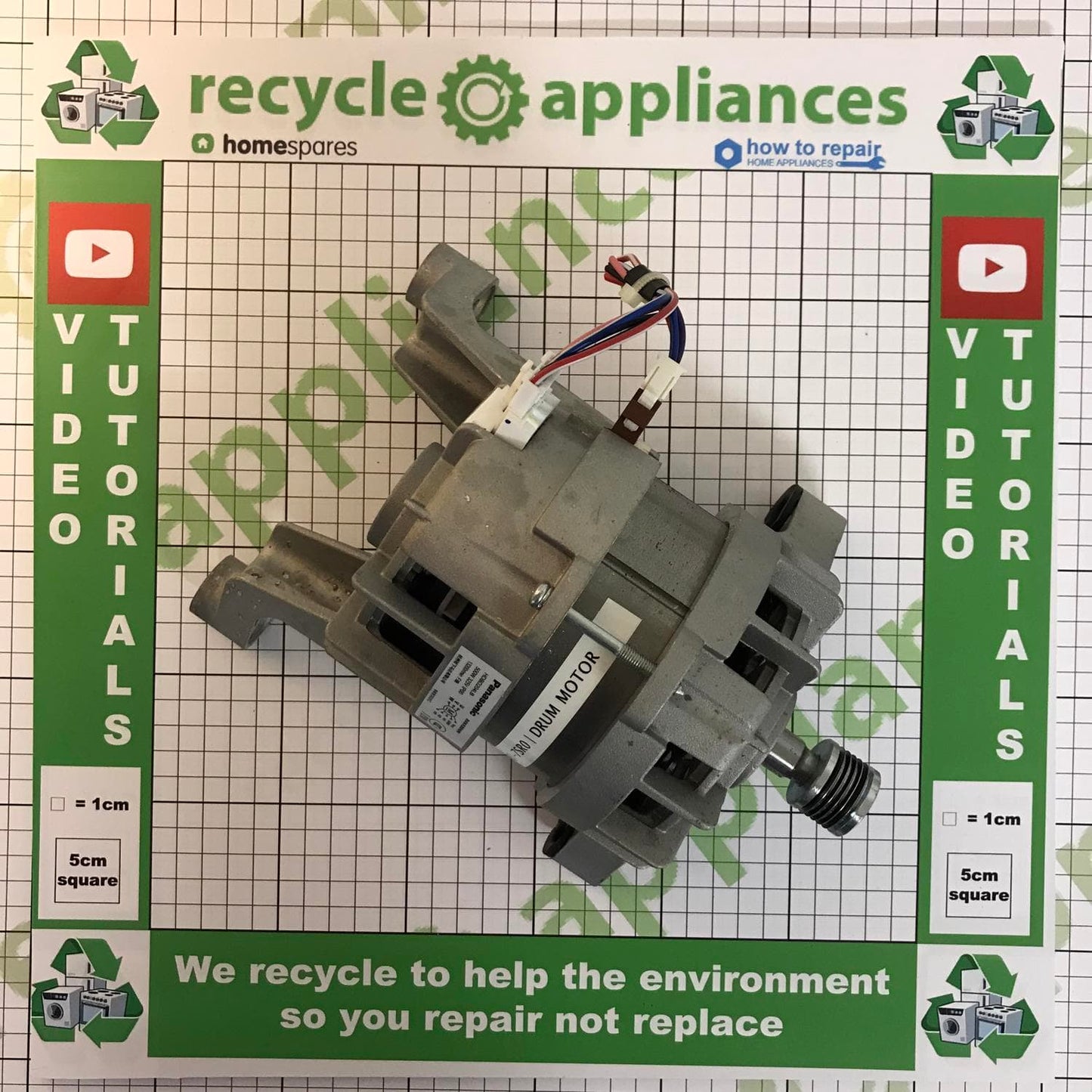 Washing Machine Motor HDBD204LB 500W 325V IP00 13200r/min