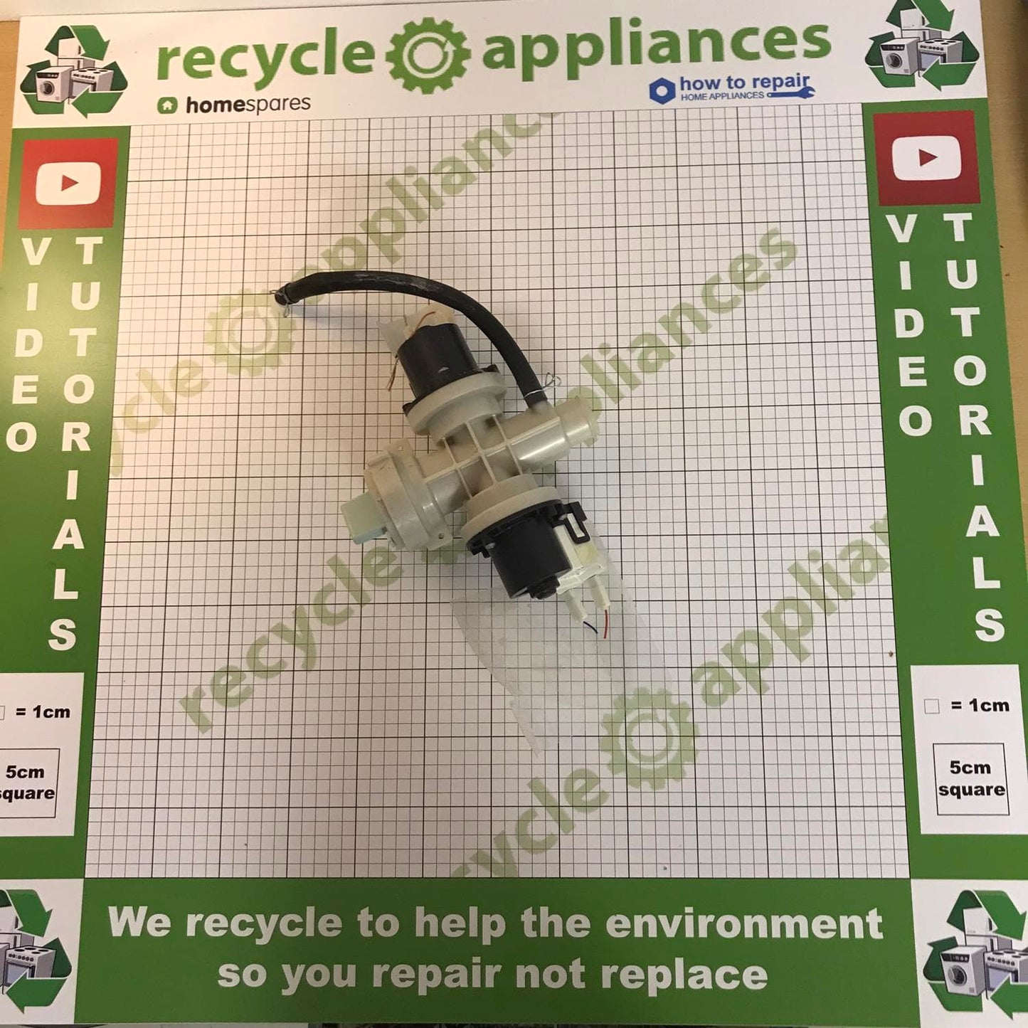 Washing Machine Drain Pump Assembly Complete AXW8R-7SR0