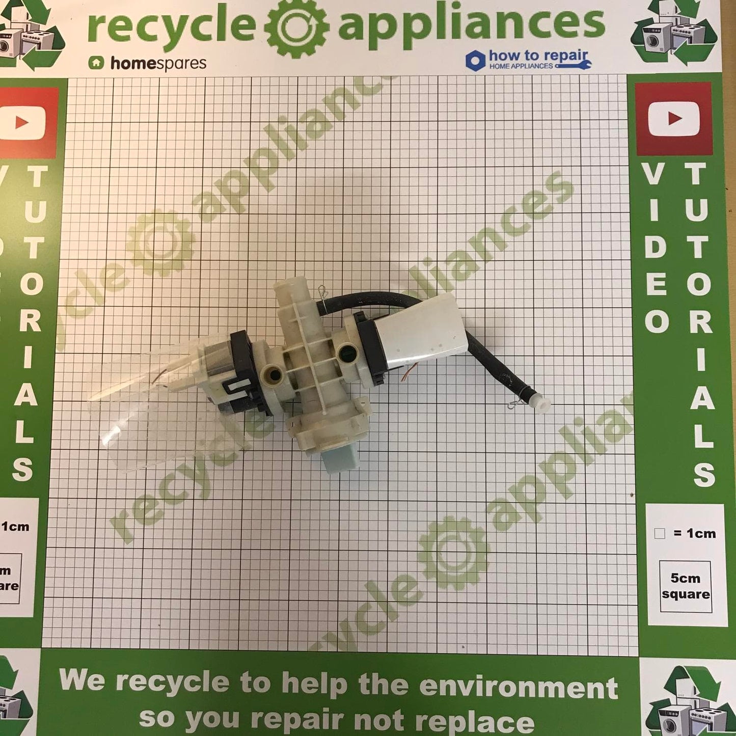 Washing Machine Drain Pump Assembly Complete AXW8R-7SR0
