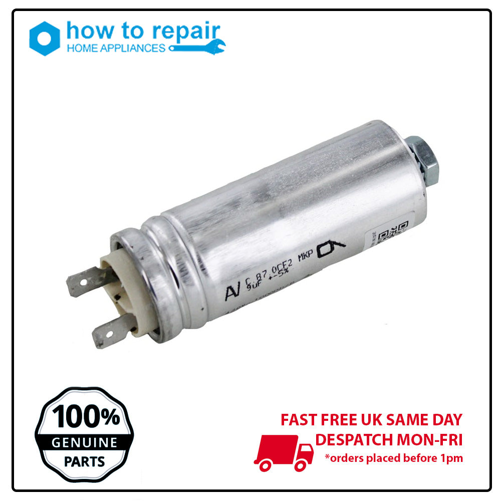 Beko Blomberg Grundig Tumble Dryer 9UF Microfarad MFD Start Run Motor Capacitor