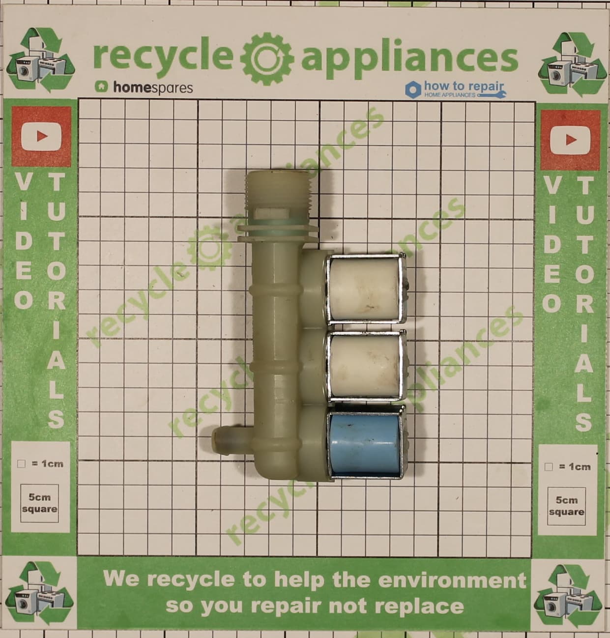 Washing Machine 3 Way Solenoid Inlet Water Valve C00110331