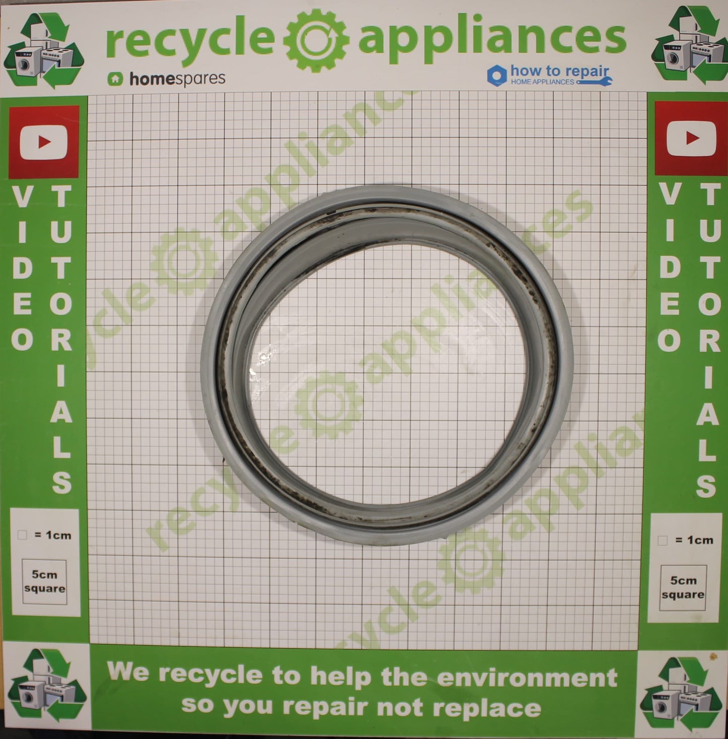 Washing Machine Rubber Door Seal Gasket C00111416