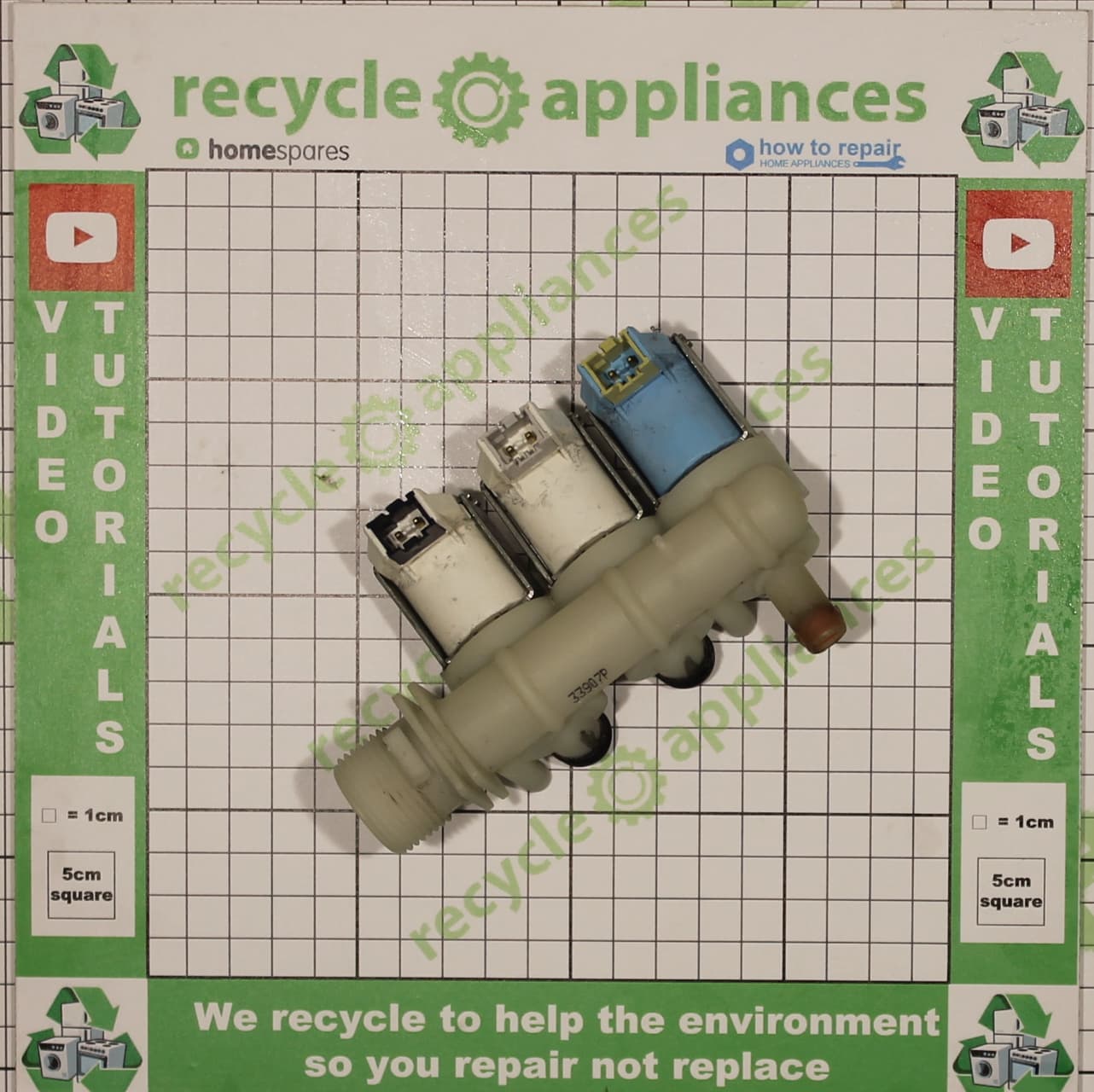 Washing Machine Triple Inlet Solenoid Valve C00144007