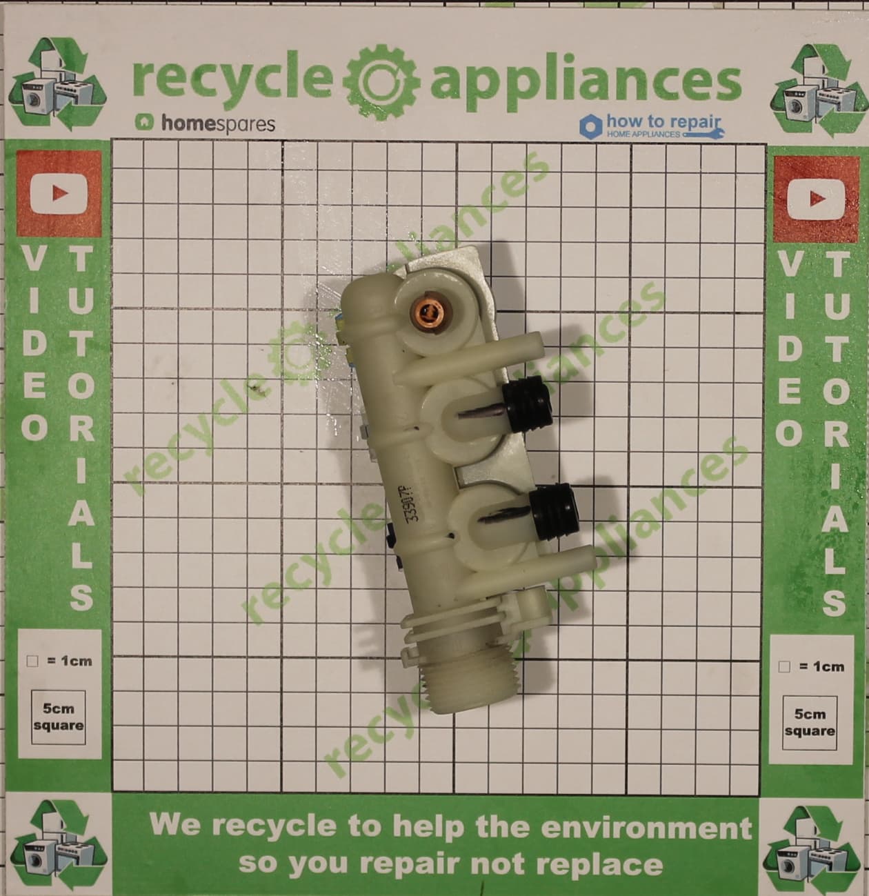 Washing Machine Triple Inlet Solenoid Valve C00144007