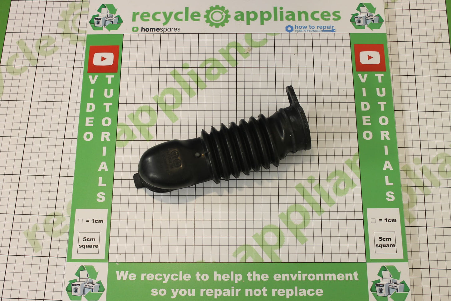 Ariston Hotpoint Indesit Washing Machine Dispenser Hose. Genuine Part Number C00144132