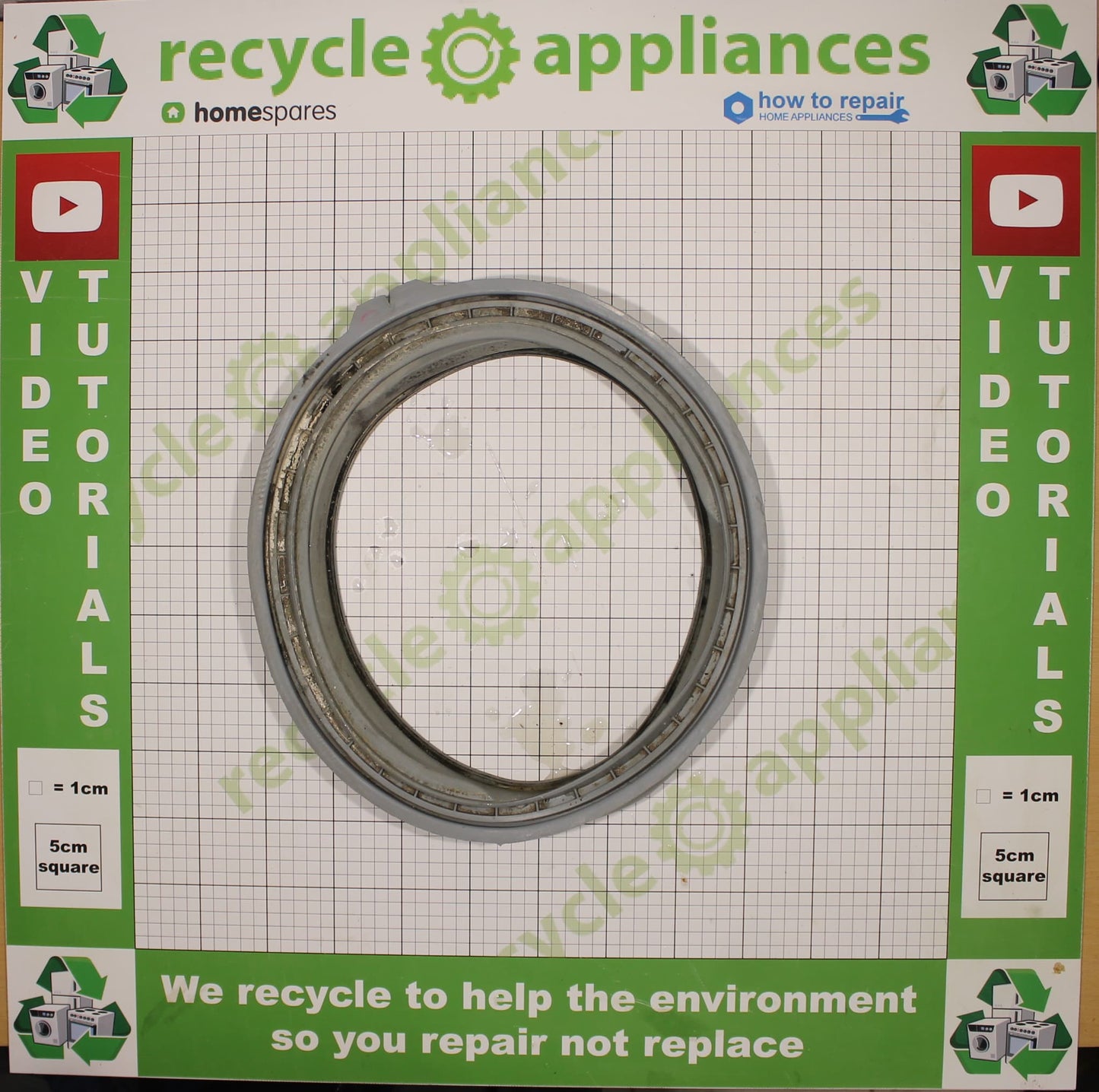 Washing Machine Door Seal Rubber Gasket C00144134