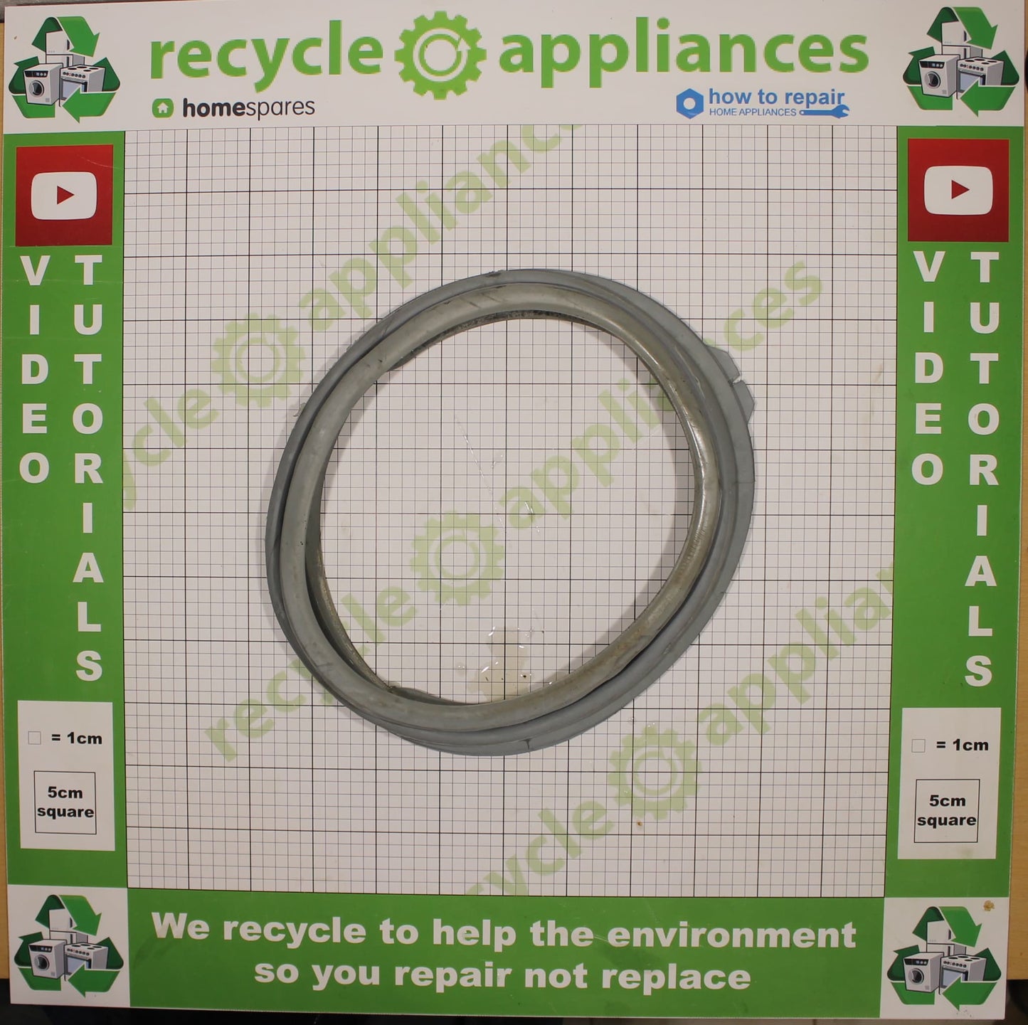 Washing Machine Door Seal Rubber Gasket C00144134