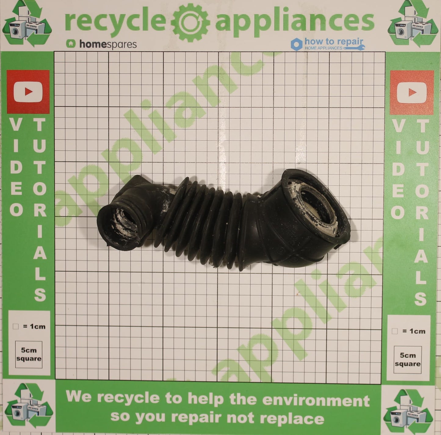 Washing Machine Drum Sump Outlet Hose C00257901
