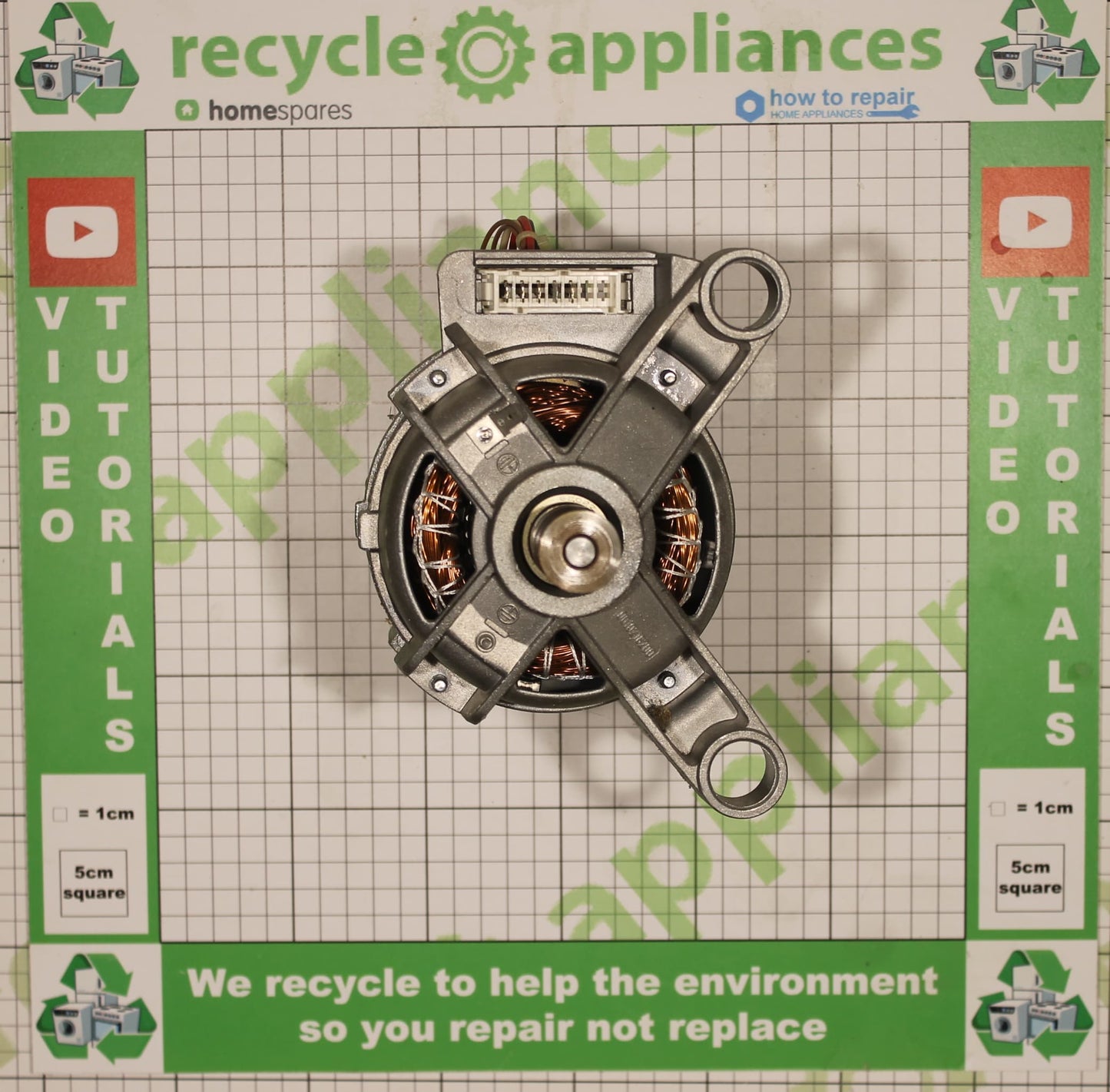Washing Machine Motor Three Phase CIM2-55 AD14 Nidec WC107A50100 C00265829