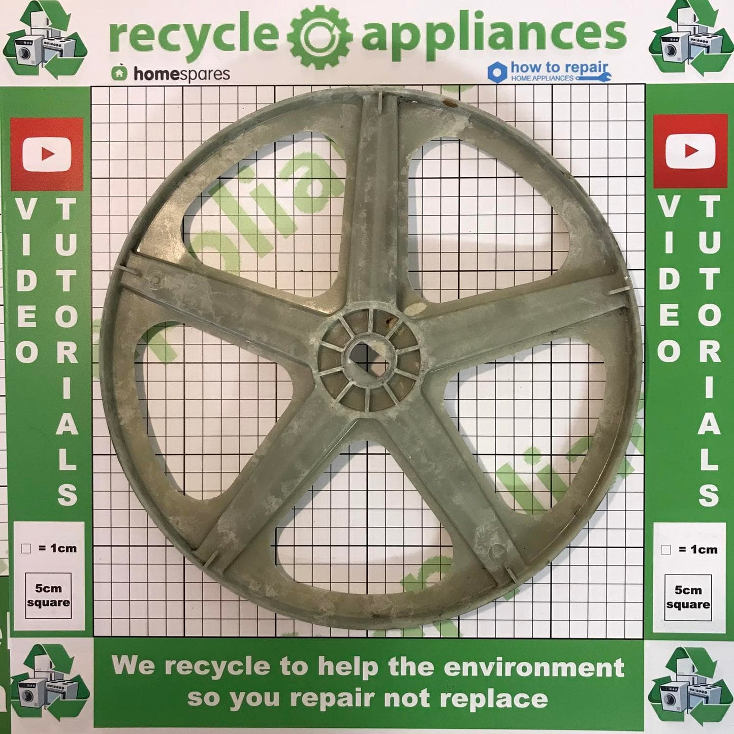 Washing Machine Drum Belt Pulley Wheel C00270717