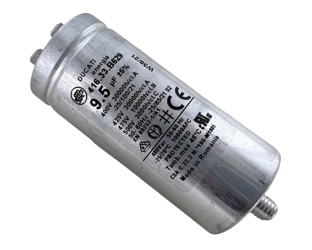 Hotpoint Indesit Tumble Dryer 9.5 UF Microfarad MFD Start Run Motor Capacitor