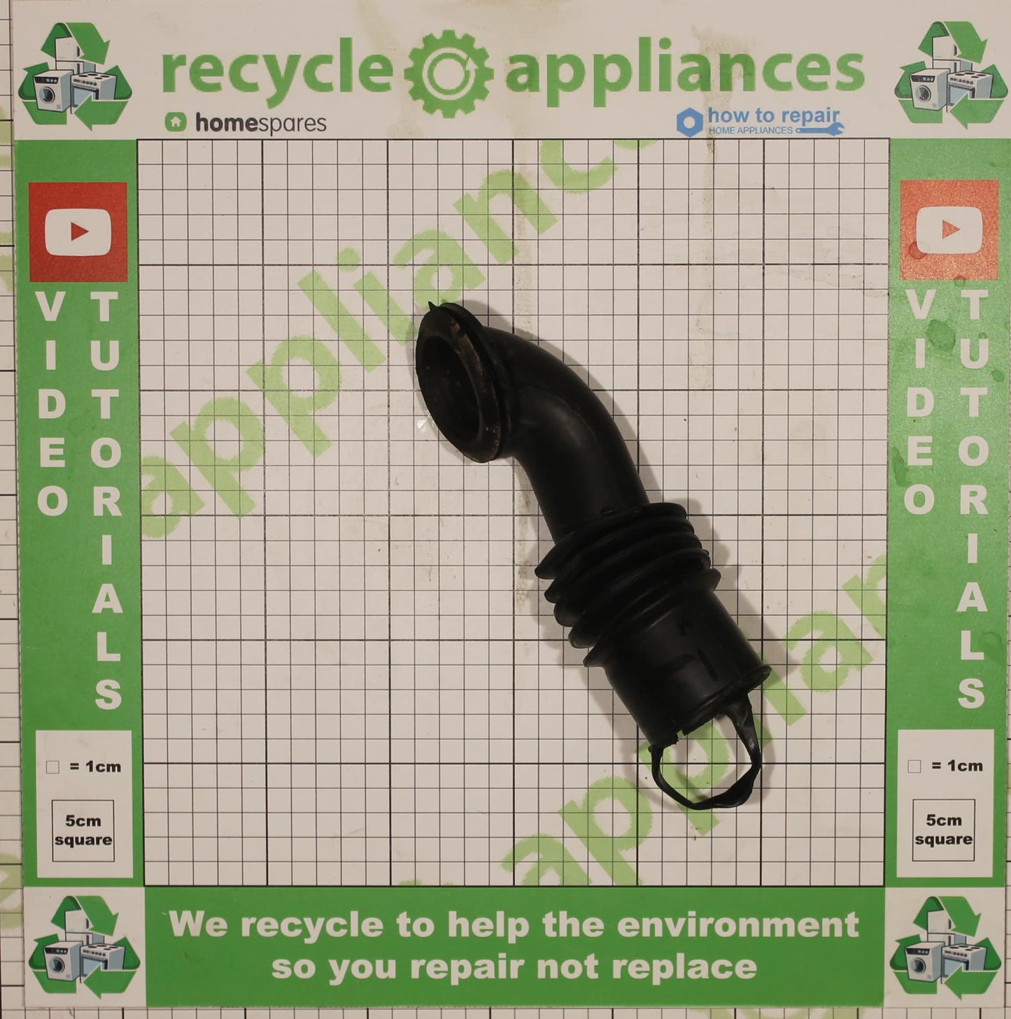 Washing Machine Soap Dispenser To Tank drum Hose C00285578