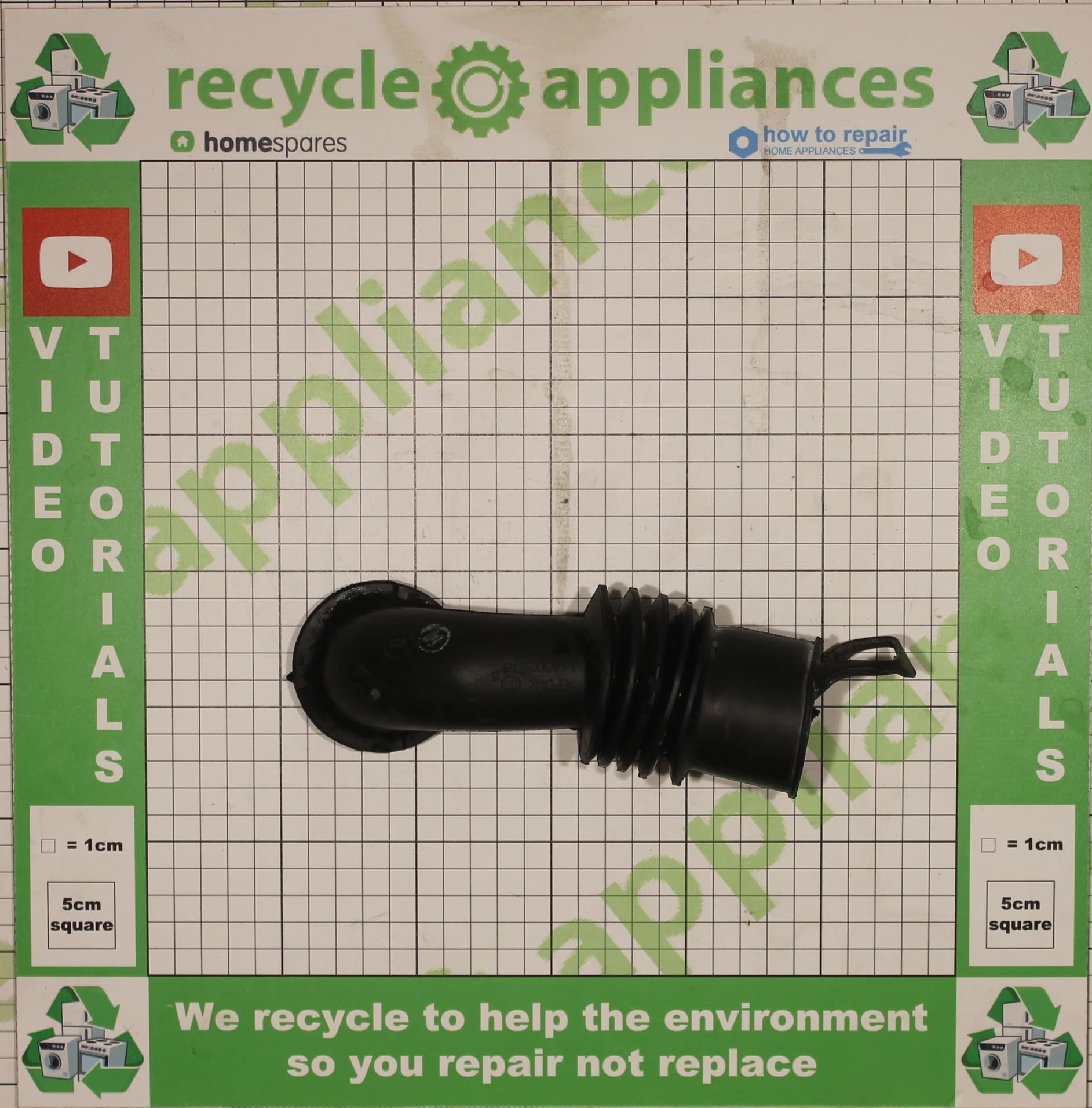 Washing Machine Soap Dispenser To Tank drum Hose C00285578