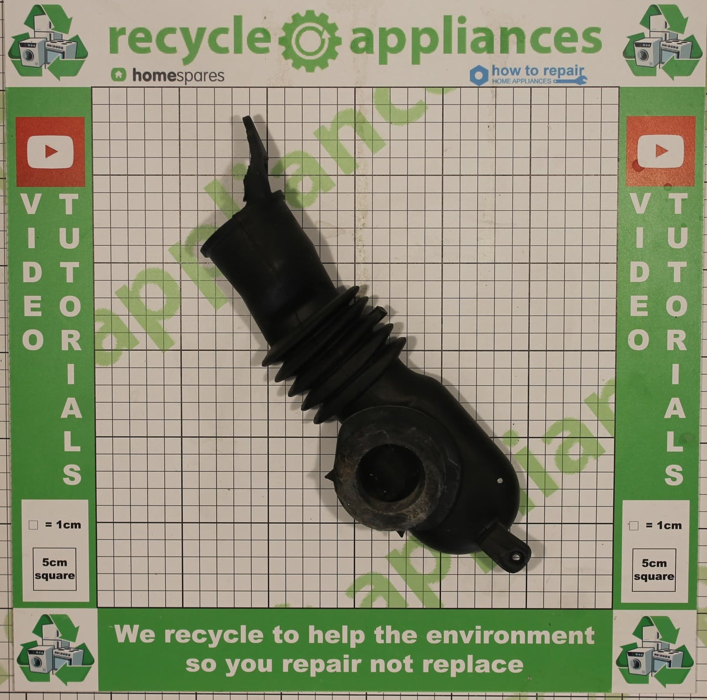 Washing Machine Drum to Soap Box Hose C00290226