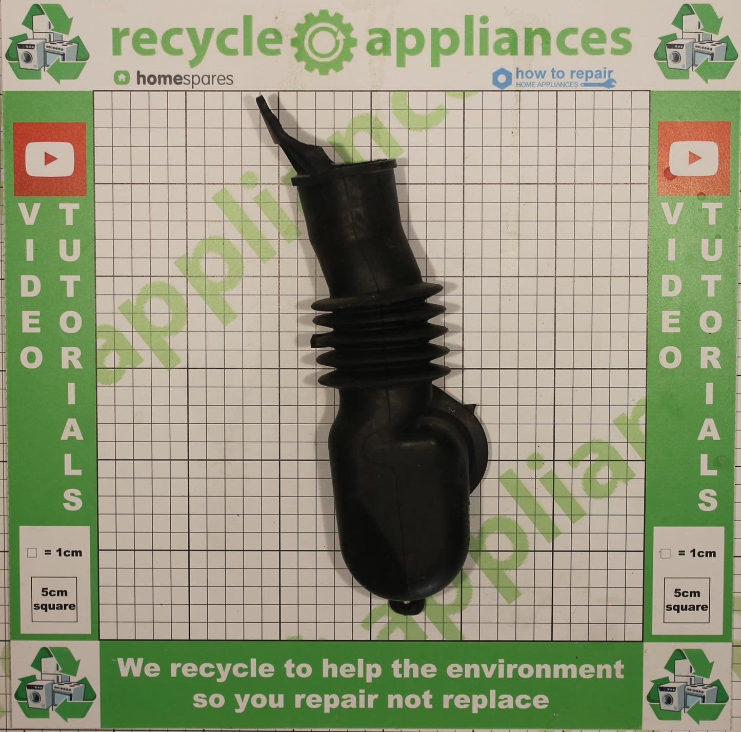 Washing Machine Drum to Soap Box Hose C00290226