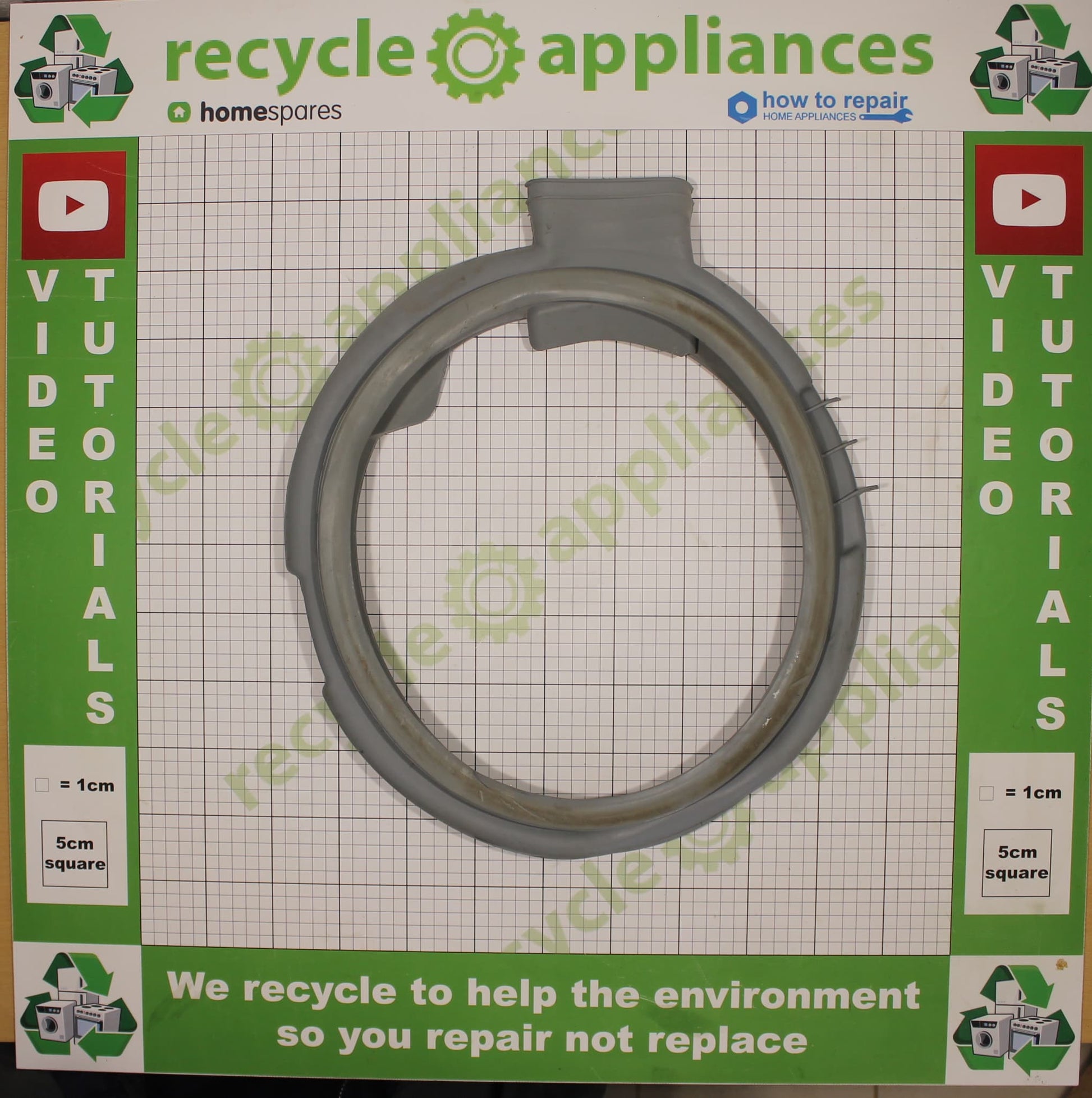 HOTPOINT WASHER DRYER DOOR SEAL C00303521