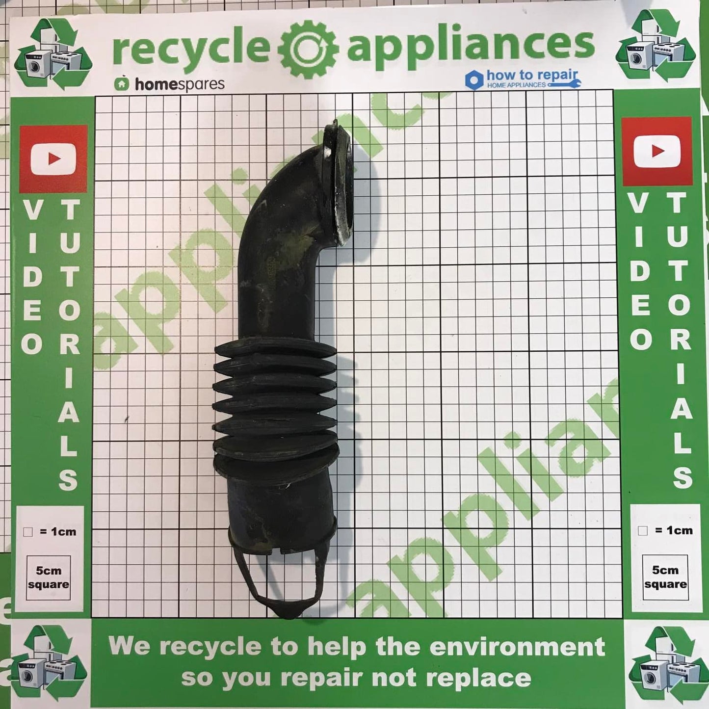 Washing Machine Fill Dispenser to Drum Hose C00379313
