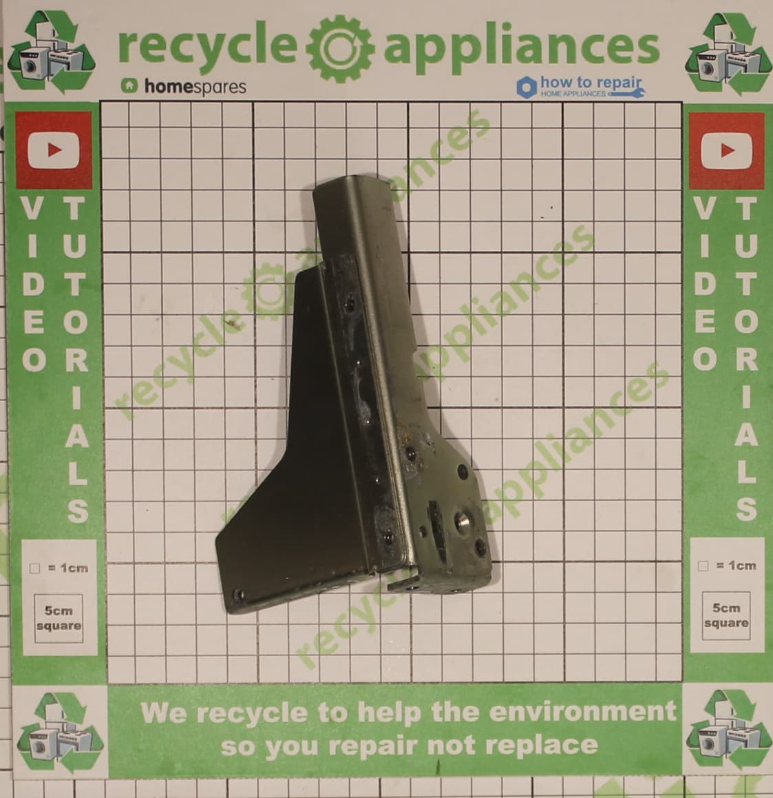 Cookology Midea Main Oven Left Hinge Mounting Bracket Carrier