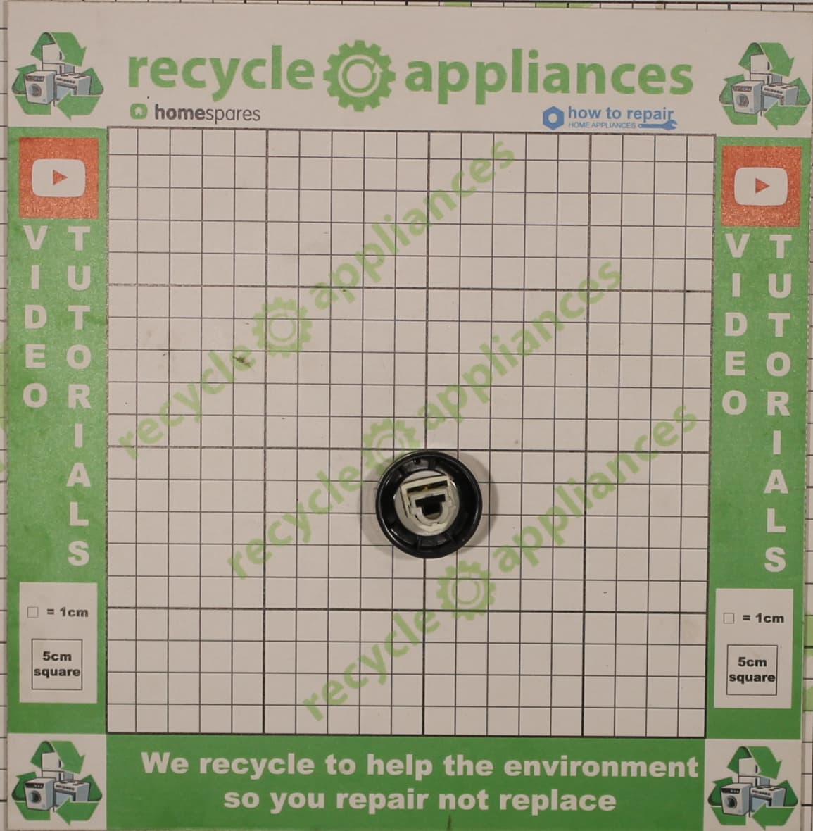 Cookology Midea Oven Cooker Knob Black & Silver