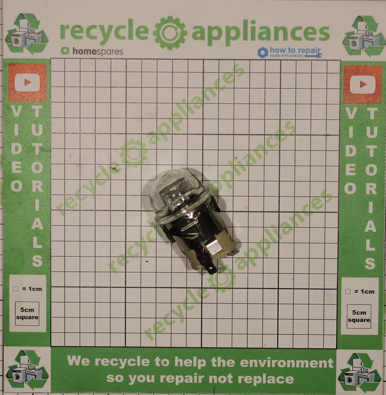 Cookology Midea Cooker Oven Lamp Assembly KJU 3523