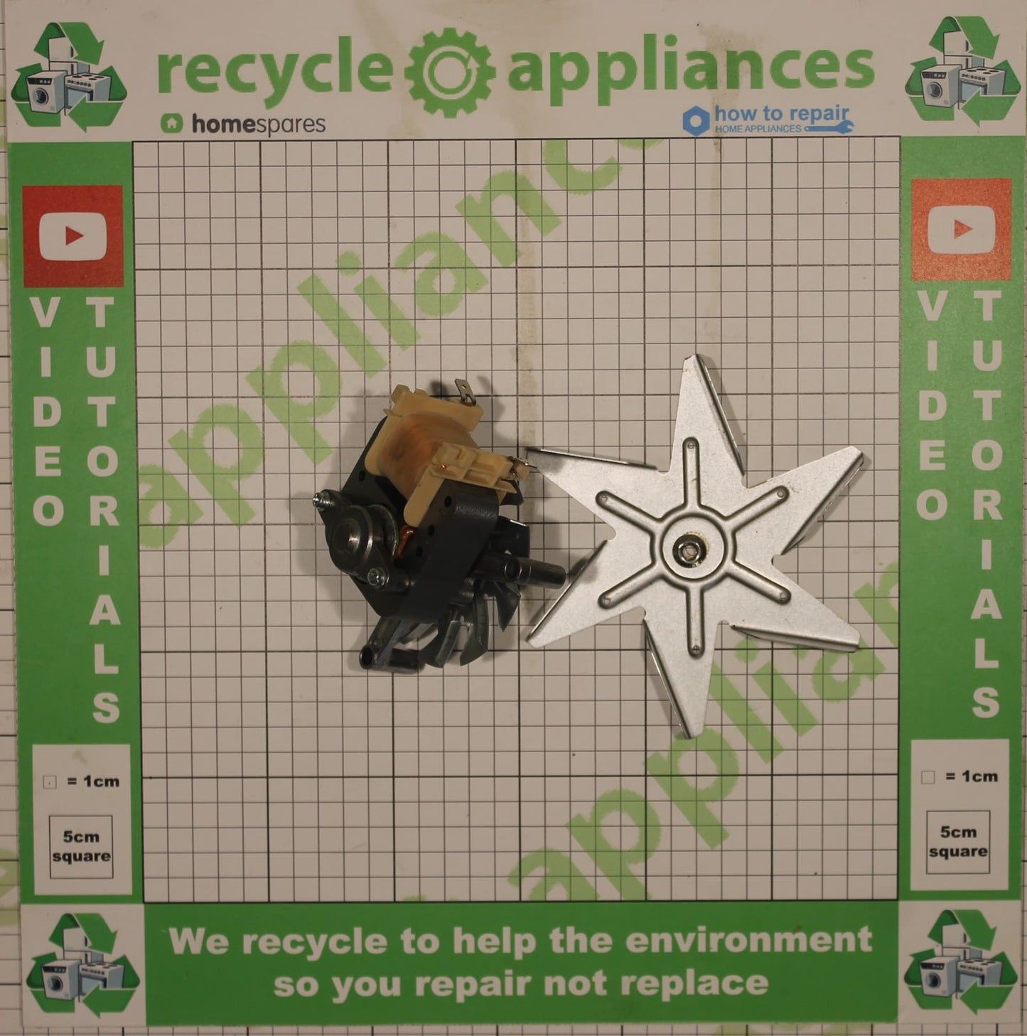 Cookology Midea Cooker Oven Fan Motor MDC-31A 33W HTZGA