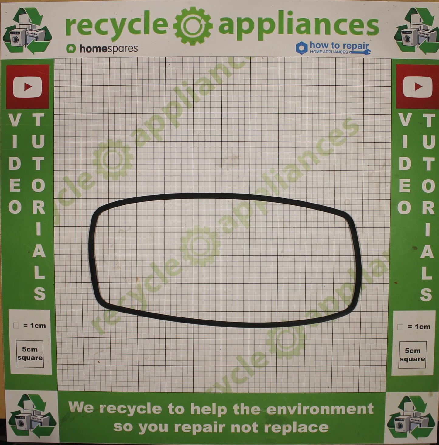 Cookology Midea Cooker Top Oven Door Seal