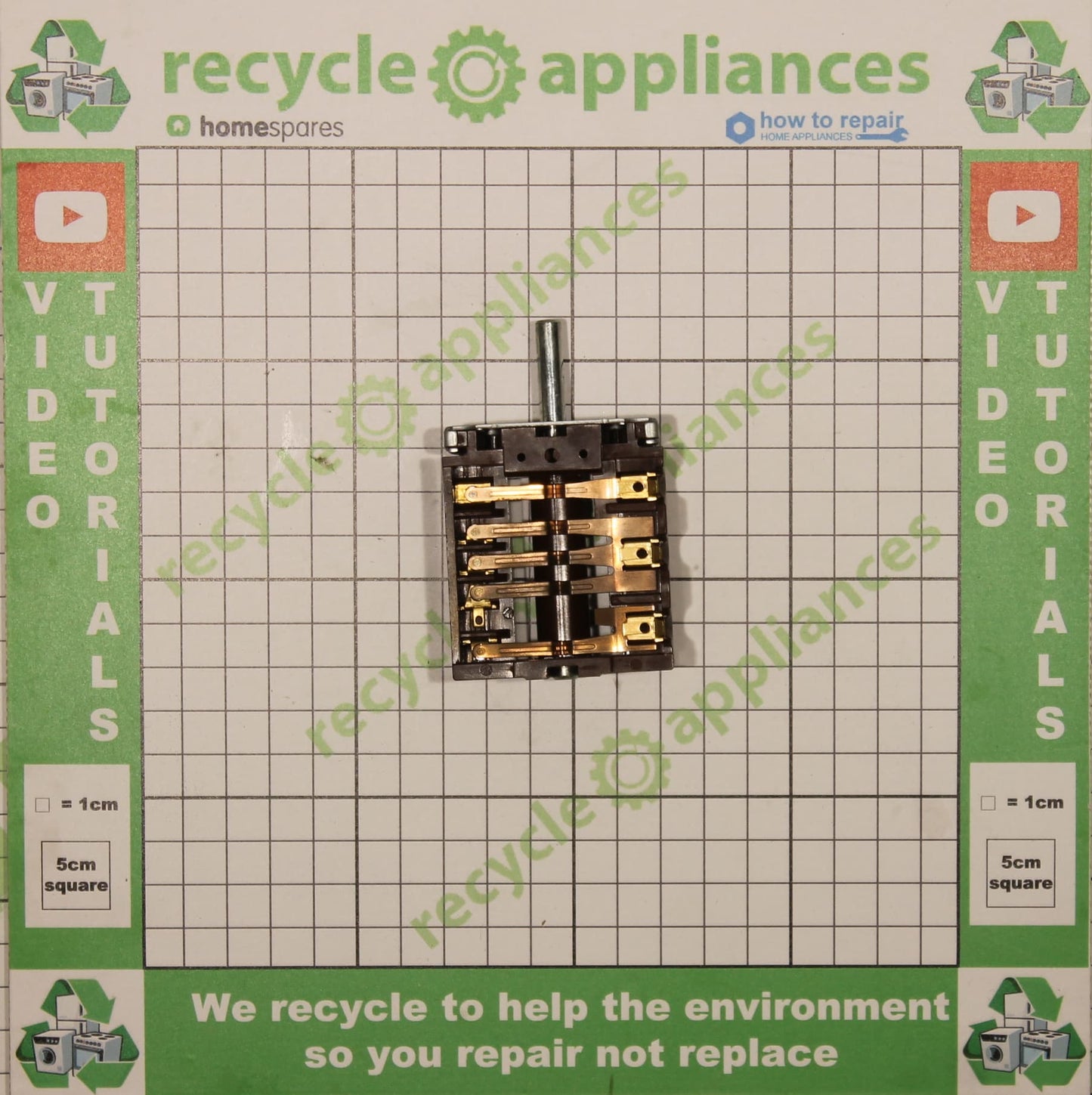 Cookology Midea Top Oven Selector Switch 12 Terminal 46851.02