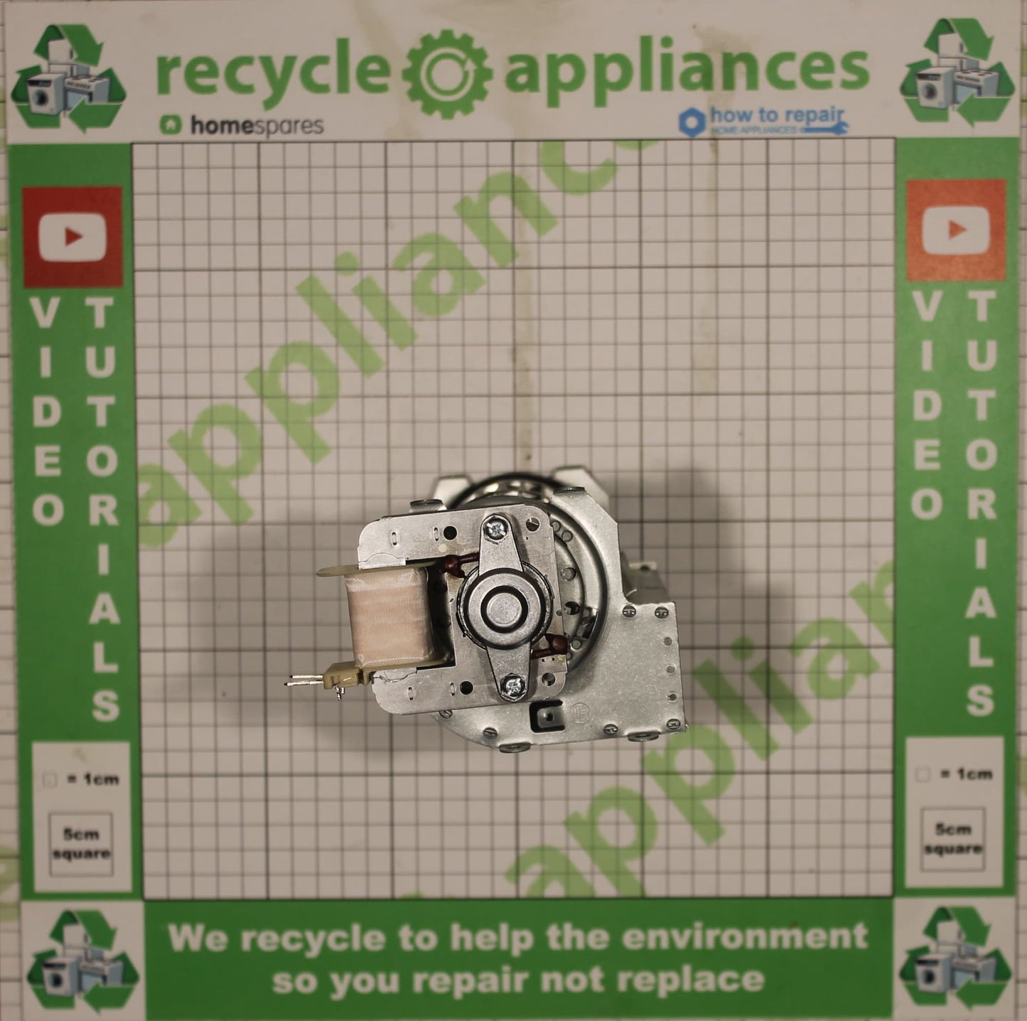 Cookology Tangential Cooling Fan Motor Guangdong Midea MDA-24A HTLPA 13W