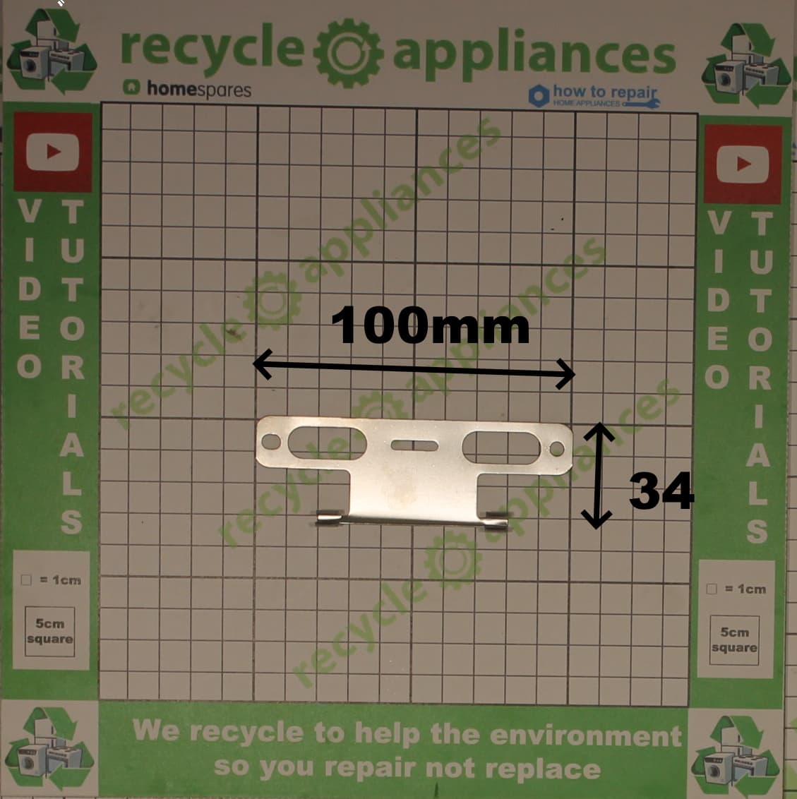 Cookology Midea Cooker Oven Thermostat Capillary Tube Mounting Bracket