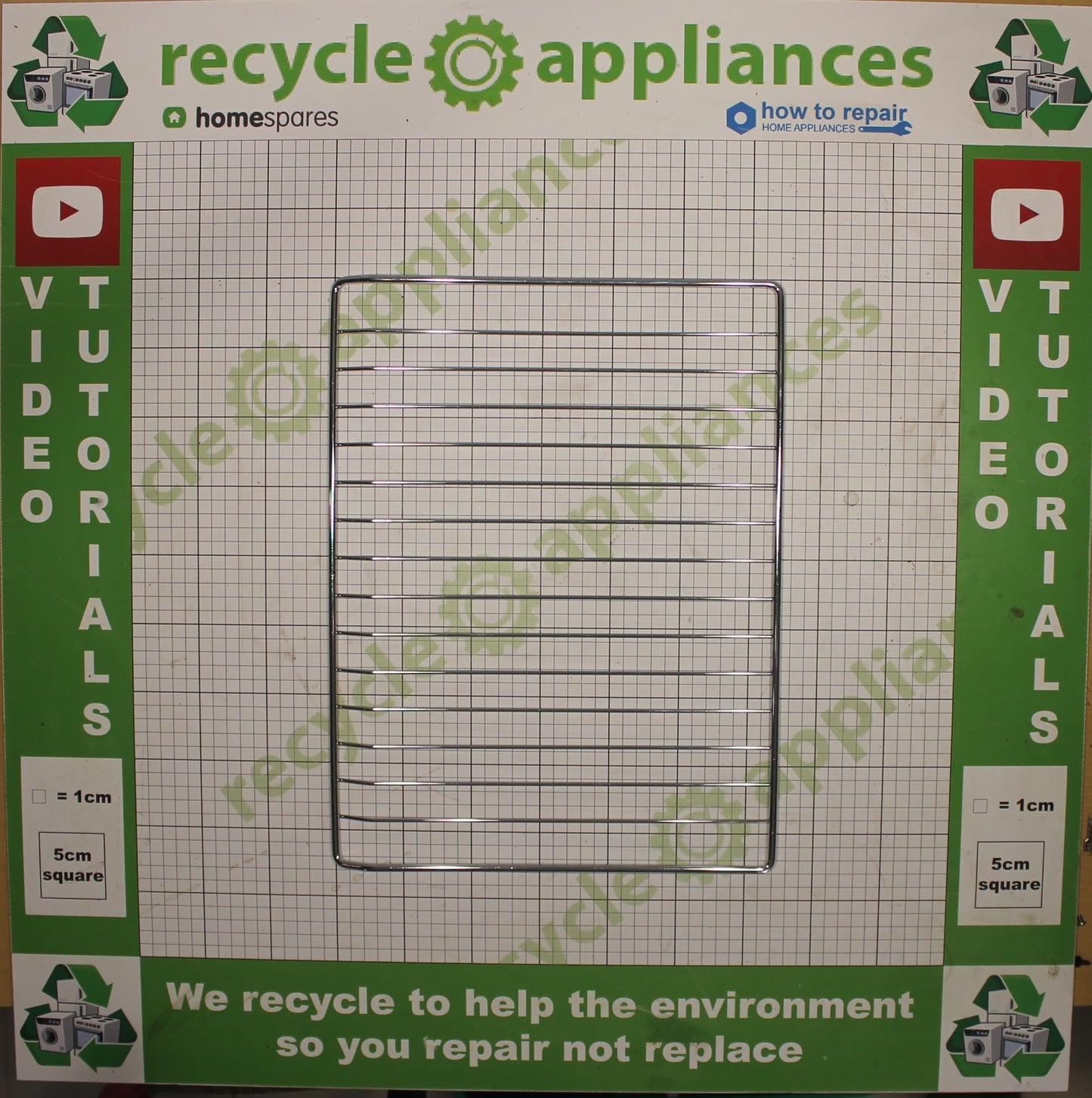 Cookology Cooker Oven Shelf 436mm x 325mm