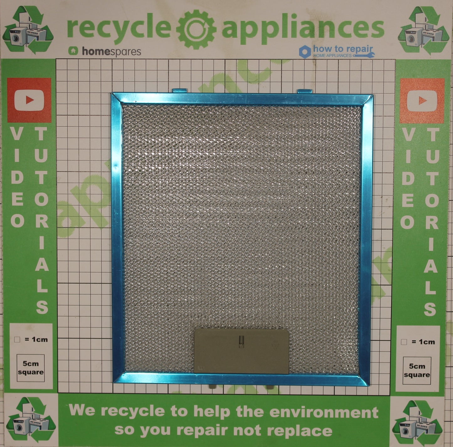 Cookology Cooker Hood Metal Filter 230-260mm