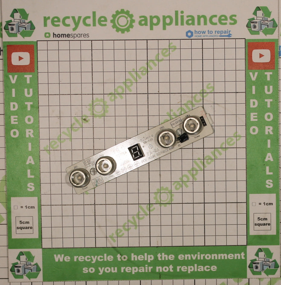 Cookology Midea Cooker Hood On Off Lights Display Printed Circuit Board AYK506-C43(5)