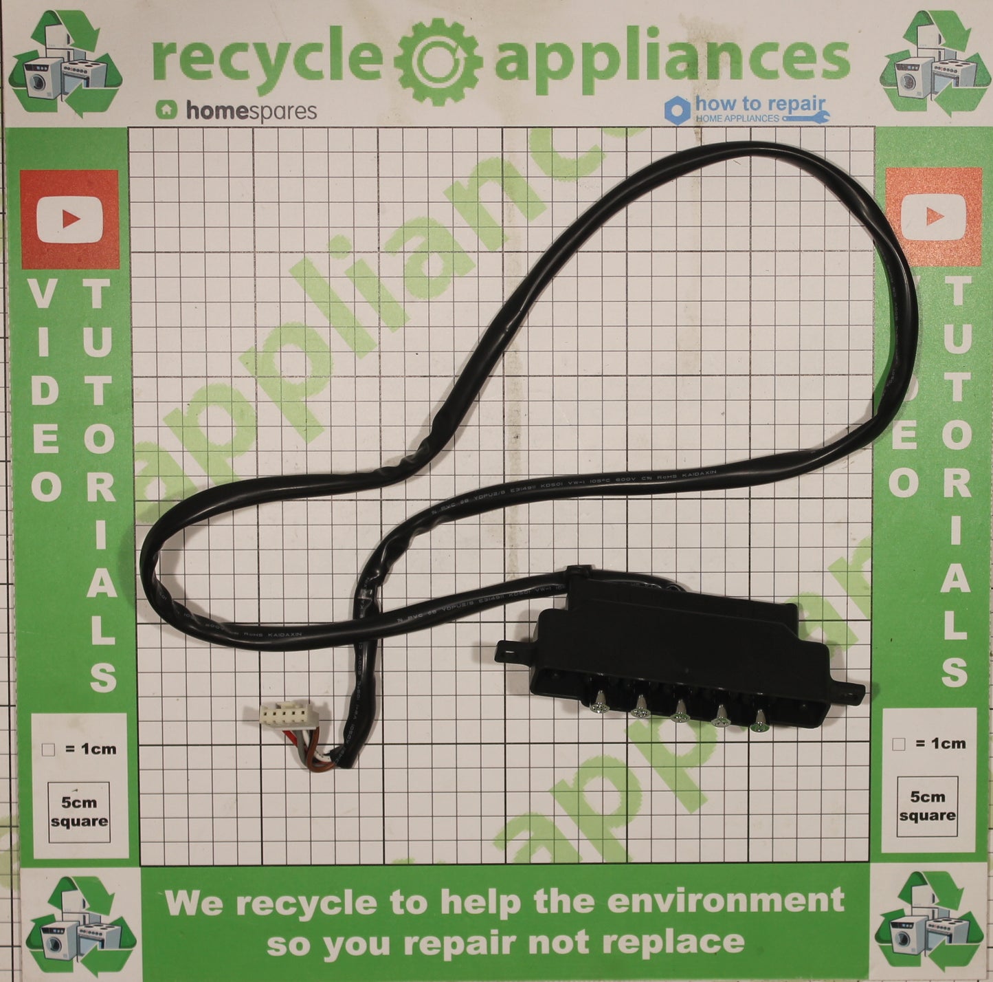 Cookology Midea Cooker Hood On Off Lights 3-Speed Motor Printed Circuit Board Long Lead