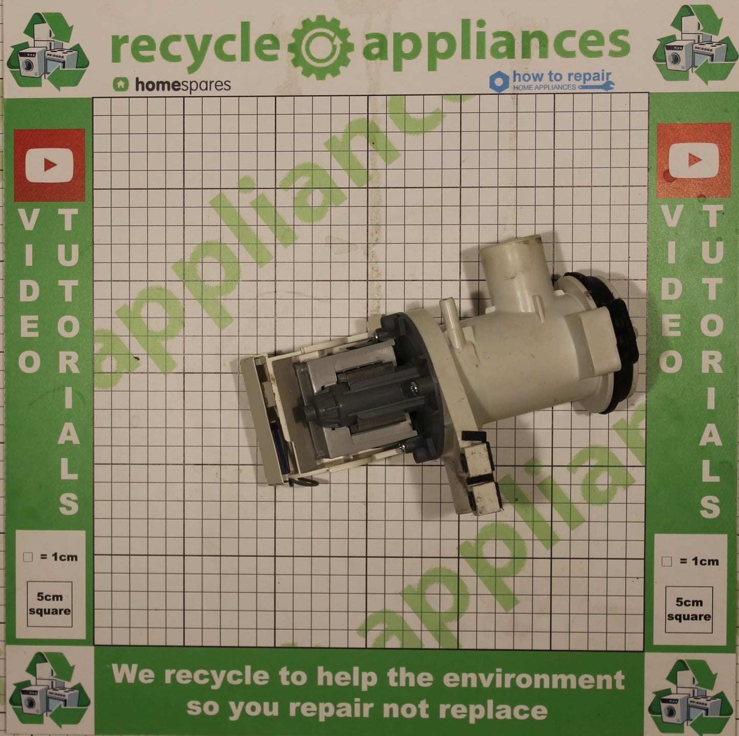 Samsung Washing Machine Drain Pump Assembly DC96-01533B
