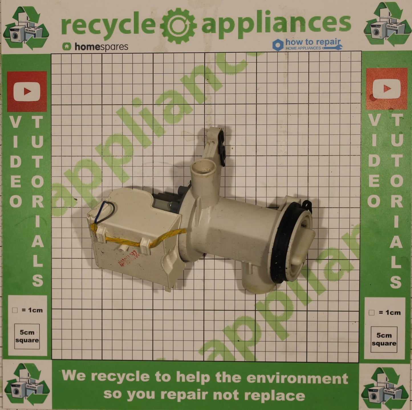 Samsung Washing Machine Drain Pump Assembly DC96-01533B